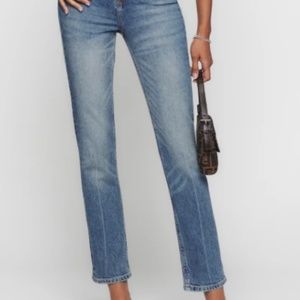 Reformation Liza Ultra High Rise Straight Jeans
